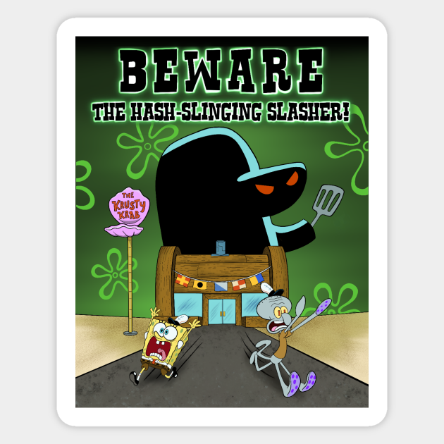 The HashSlinging Slasher! Cartoons Sticker TeePublic
